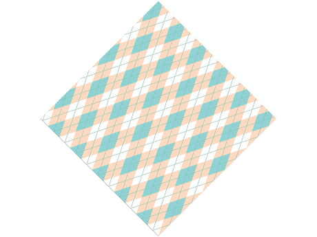 Salmon River Argyle Vinyl Wrap Pattern