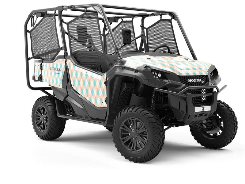 Salmon River Argyle Utility Vehicle Vinyl Wrap