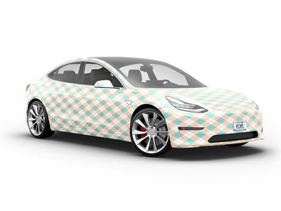 Salmon River Argyle Vehicle Vinyl Wrap