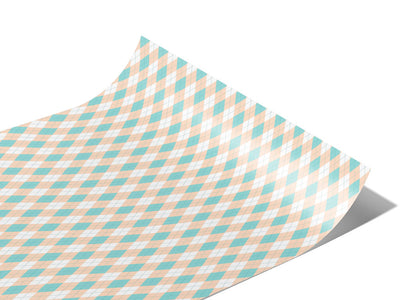 Salmon River Argyle Vinyl Wraps~Rwraps Series 914 Digitally Printed Vinyl Wrap~0