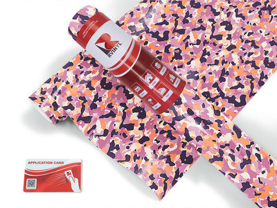salmon sprinkle camouflage Craft Vinyl Roll