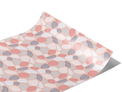 Salmon Stream Cobblestone Vinyl Wraps~Rwraps Series 914 Digitally Printed Vinyl Wrap~1