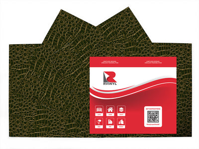 saltwater crocodile animal print Craft Vinyl Sheet Pack