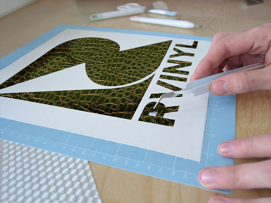 saltwater crocodile animal print Easy Weed Craft Vinyl
