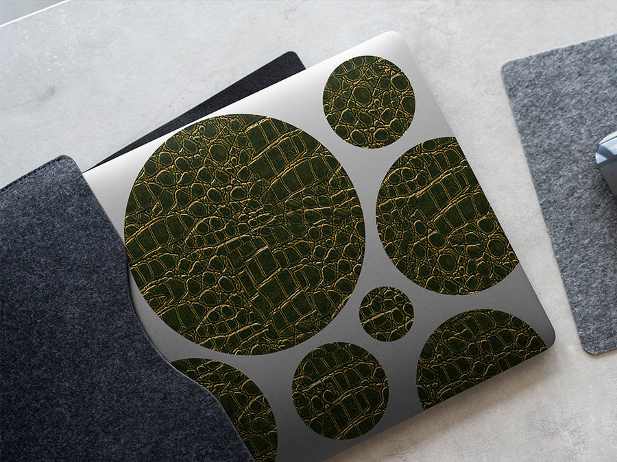 saltwater crocodile animal print DIY Laptop Stickers