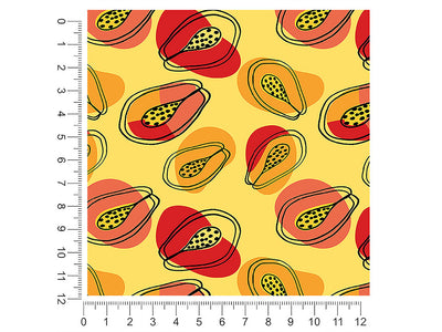 samba dance fruit 1ft x 1ft Craft Sheets