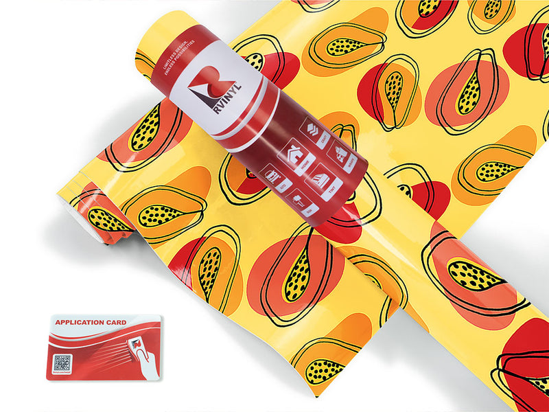 samba dance fruit Craft Vinyl Roll