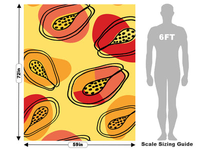 Samba Dance Fruit Vehicle Wrap Scale~Rwraps Series 914 Samba Dance Fruit Measurements~1
