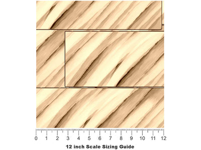 Sand Tile Vinyl Film Pattern Size 12 inch Scale~Rwraps Sand Tile Sizing Chart~3