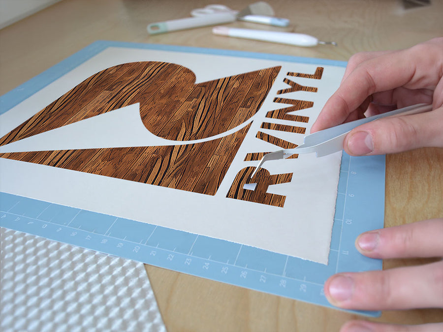 sanded down  Easy Weed Craft Vinyl