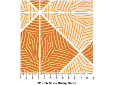 Sandstone Foundations Mosaic Vinyl Film Pattern Size 12 inch Scale~Rwraps Sandstone Foundations Mosaic Sizing Chart~2