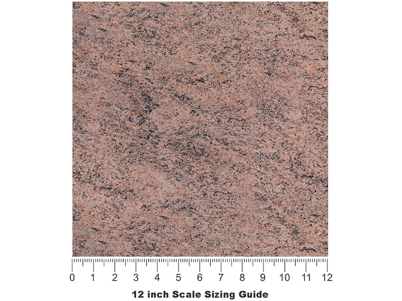 Sandstone  Granite Vinyl Film Pattern Size 12 inch Scale~Rwraps Sandstone  Granite Sizing Chart~2