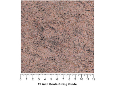Sandstone  Granite Vinyl Film Pattern Size 12 inch Scale~Rwraps Sandstone  Granite Sizing Chart~2