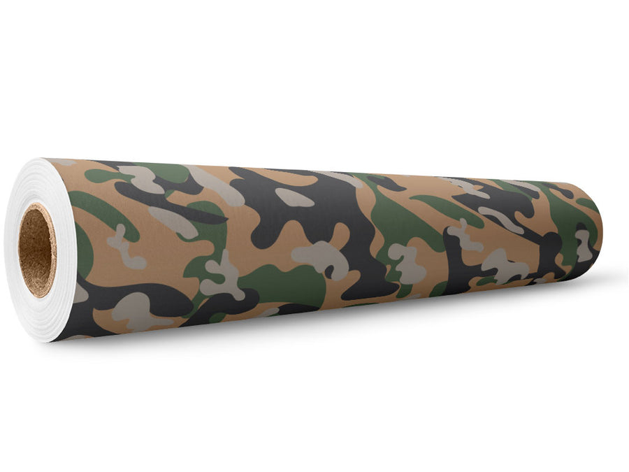 Sandstone Woodland Camouflage Wrap Film Wholesale Roll~Rwraps Series 914 Digitally Printed Vinyl Roll~5