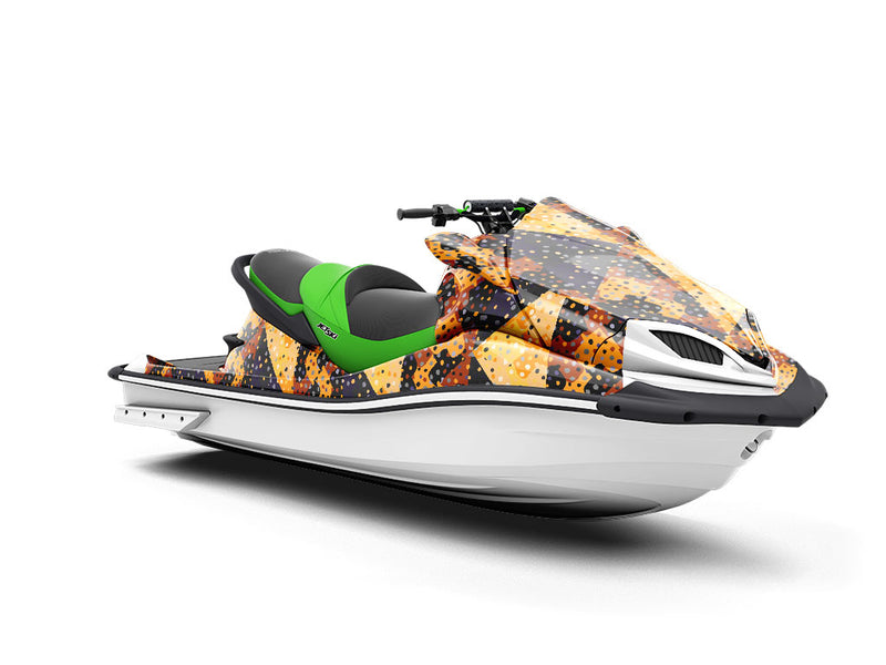 Sandy Bay Mosaic Jet Ski Vinyl Customized Wrap
