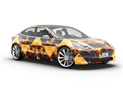 Sandy Bay Mosaic Vehicle Vinyl Wrap