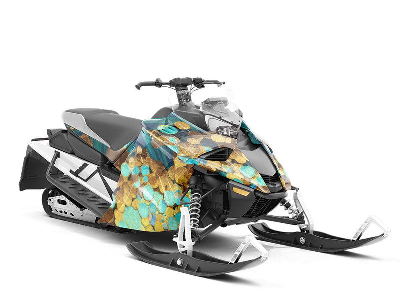 Sandy Stream Water Custom Wrapped Snowmobile