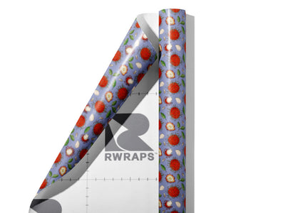Santo Tomas Fruit Wrap Film Sheets~Rwraps Series 914 Santo Tomas Fruit Scrolled Sheet~3