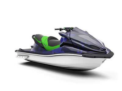 Sapphire Flecktarn Camouflage Jet Ski Vinyl Customized Wrap