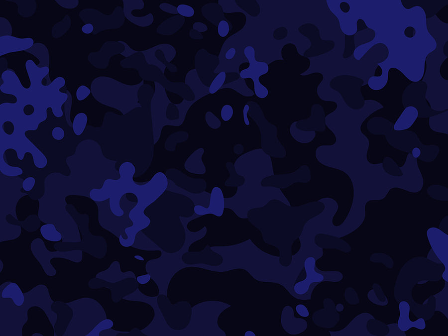 Sapphire Flecktarn Camouflage Vinyl Wrap Pattern~Rwraps Series 914 Digitally Printed Vinyl Wrap~0