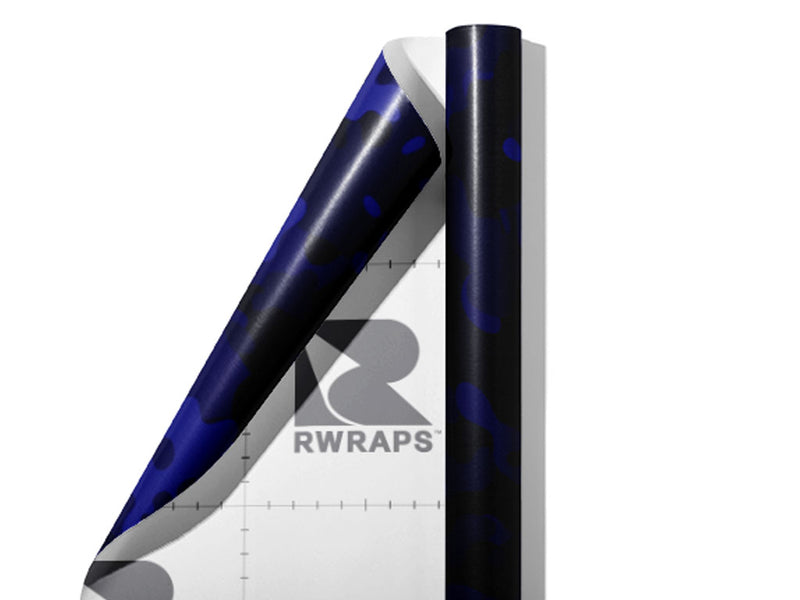 Sapphire Flecktarn Camouflage Wrap Film Sheets~Rwraps Series 914 Sapphire Flecktarn Camouflage Scrolled Sheet~3