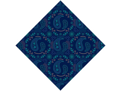 Sapphire Yin Yang Paisley Vinyl Wrap Pattern