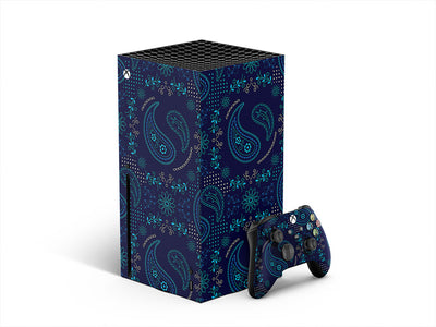 sapphire yin yang paisley XBOX DIY Decal