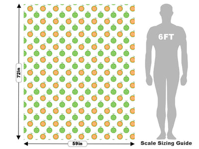 Sarahs Choice Fruit Vehicle Wrap Scale~Rwraps Series 914 Sarahs Choice Fruit Measurements~1