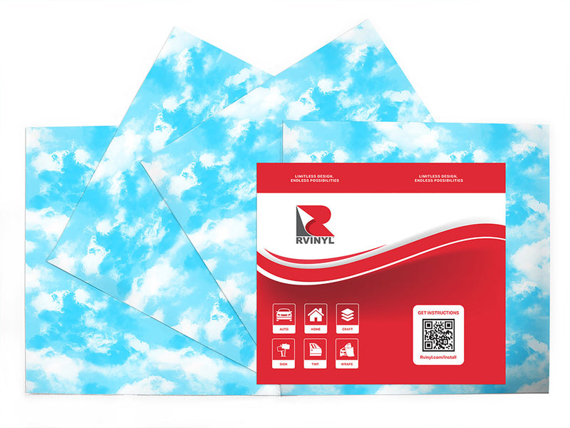 satisfying spring sky Craft Vinyl Sheet Pack