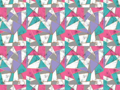 Saturated Shards Tile Vinyl Wrap Pattern~Rwraps Series 914 Digitally Printed Vinyl Wrap~0