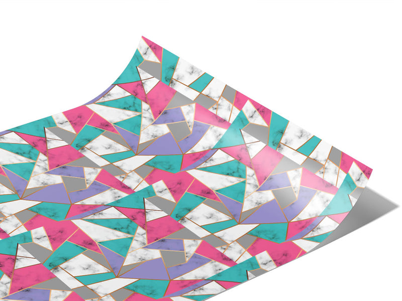 Saturated Shards Tile Vinyl Wraps~Rwraps Series 914 Digitally Printed Vinyl Wrap~1