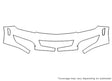 astra 3M Clear Bra Bumper Precut PPF Diagram