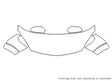 astra Avery Dennison Clear Bra Hood Precut PPF Diagram