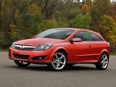 saturn astra 2008-2008 (3 door) Pillar Post Trim Installation Location