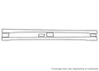 aura 3M Clear Bra Door Cup Precut PPF Diagram
