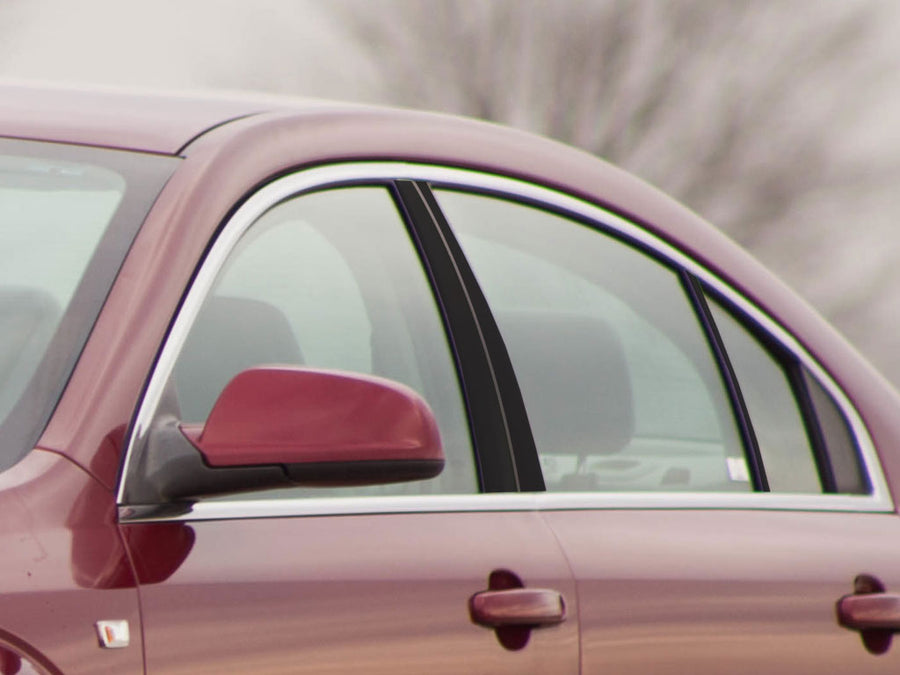 saturn aura 2007-2009 Matte Black Pillar Cover Diagram