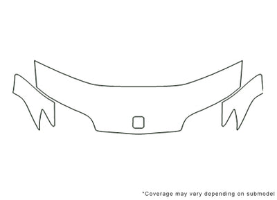 ion 3M Clear Bra Hood Precut PPF Diagram