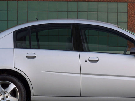 saturn ion 2003-2007 Brushed Aluminum Black Pillar Cover Diagram