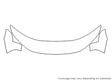 l-series 3M Clear Bra Hood Precut PPF Diagram