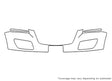 outlook 3M Clear Bra Bumper Precut PPF Diagram