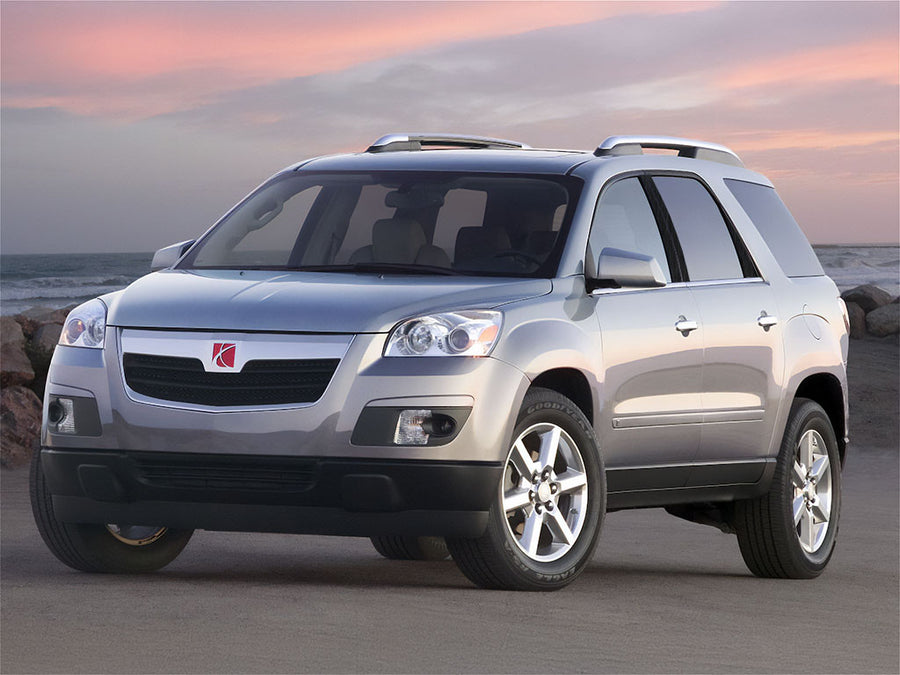 saturn outlook 2007-2010 Brushed Aluminum Black Pillar Trim