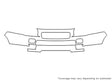 relay 3M Clear Bra Bumper Precut PPF Diagram