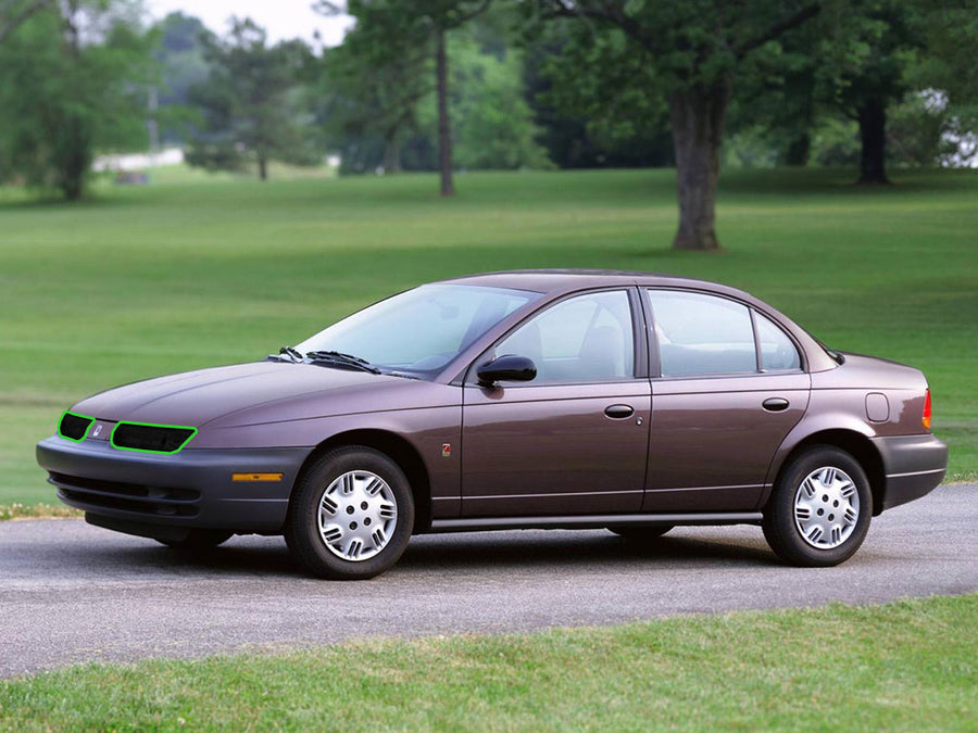 saturn s-series 1997-2002 Headlight Tint Location