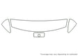 s-series 3M Clear Bra Hood Precut PPF Diagram