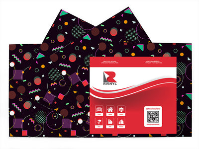 saturn scout abstract geometric Craft Vinyl Sheet Pack