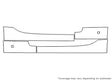 sky Avery Dennison Clear Bra Door Cup Precut PPF Diagram