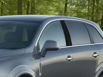 saturn vue 2002-2007 Brushed Aluminum Black Pillar Cover Diagram