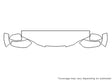 vue 3M Clear Bra Hood Precut PPF Diagram