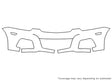 vue Avery Dennison Clear Bra Bumper Precut PPF Diagram