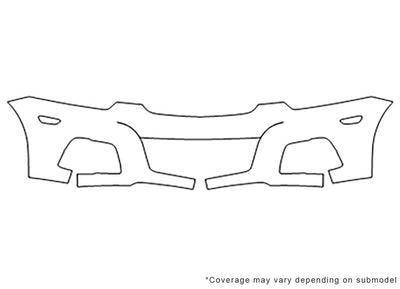 vue Avery Dennison Clear Bra Bumper Precut PPF Diagram